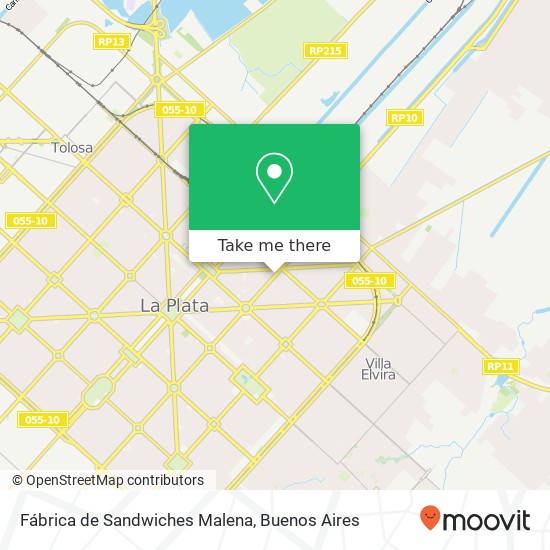Fábrica de Sandwiches Malena map