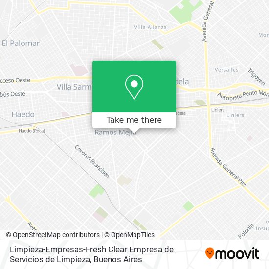 Limpieza-Empresas-Fresh Clear Empresa de Servicios de Limpieza map