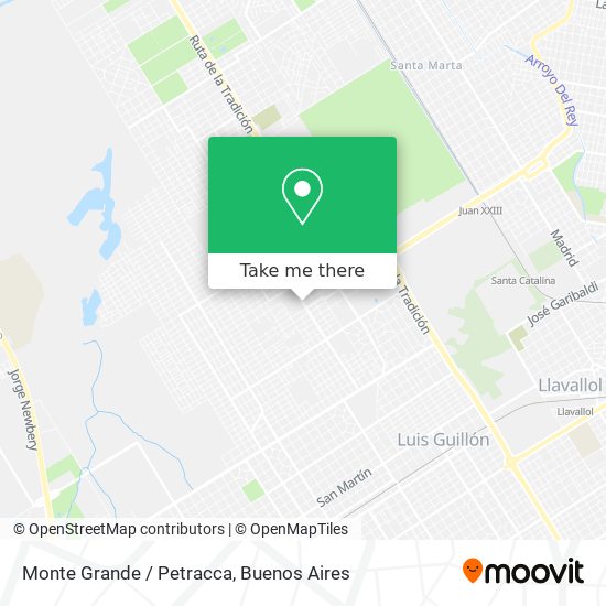 Monte Grande / Petracca map