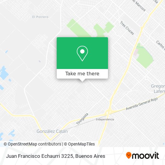 Juan Francisco Echaurri 3225 map