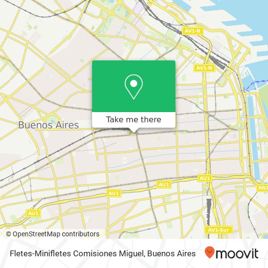 Fletes-Minifletes Comisiones Miguel map