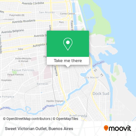 Sweet Victorian Outlet map