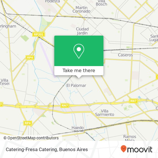 Mapa de Catering-Fresa Catering