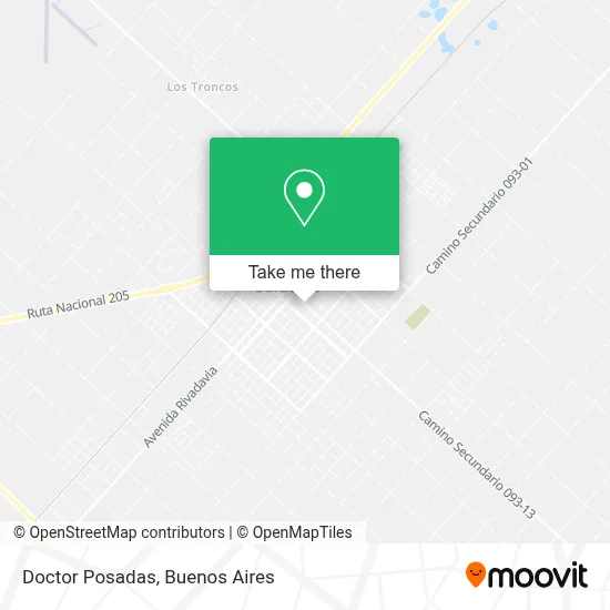 Doctor Posadas map