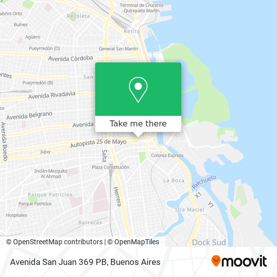 Avenida San Juan 369 PB map