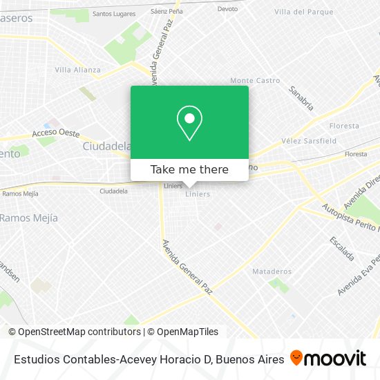 Estudios Contables-Acevey Horacio D map