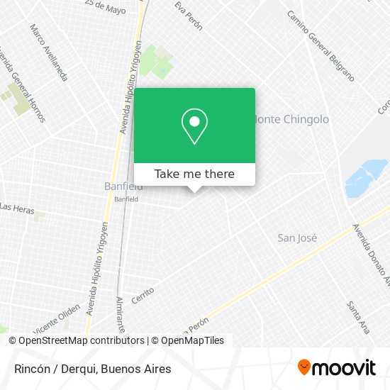 Rincón / Derqui map