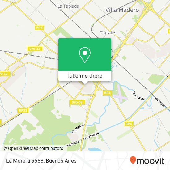 Mapa de La Morera 5558
