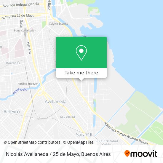 Nicolás Avellaneda / 25 de Mayo map
