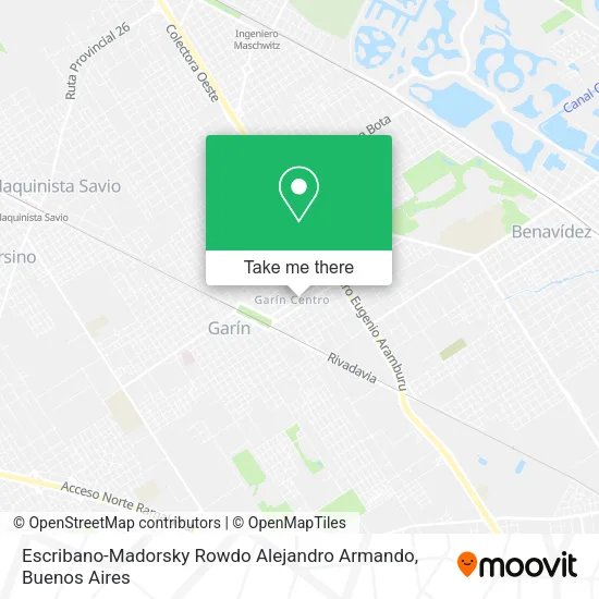 Mapa de Escribano-Madorsky Rowdo Alejandro Armando