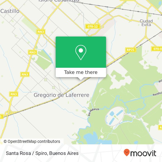 Santa Rosa / Spiro map