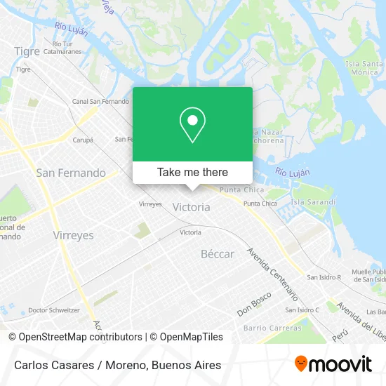 Mapa de Carlos Casares / Moreno