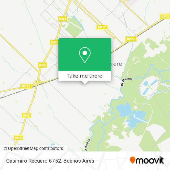 Casimiro Recuero 6752 map