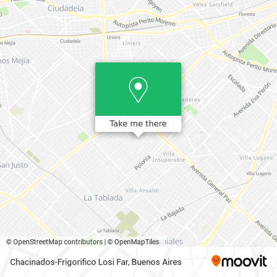 Chacinados-Frigorifico Losi Far map