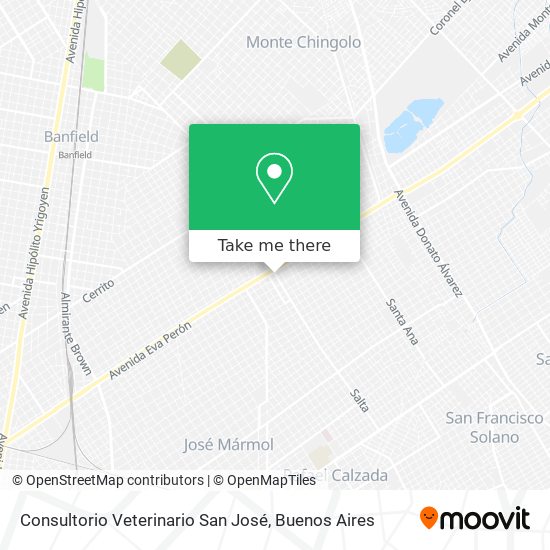 Consultorio Veterinario San José map