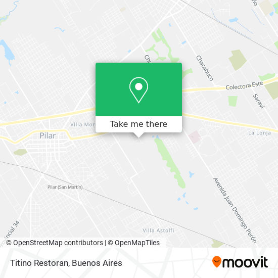 Mapa de Titino Restoran