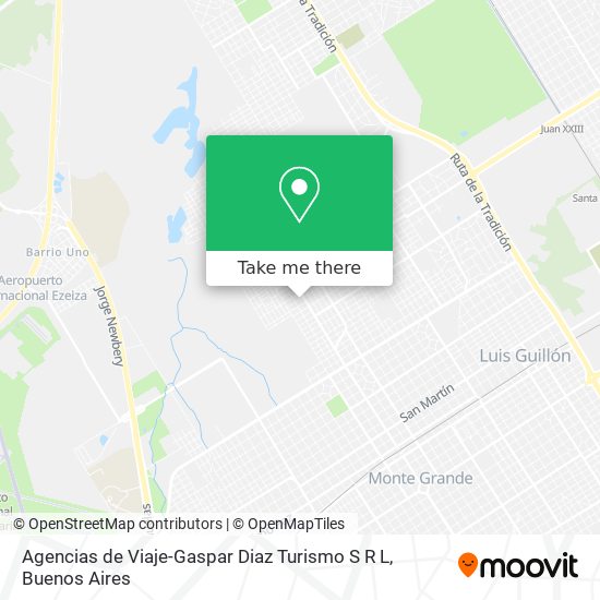 Agencias de Viaje-Gaspar Diaz Turismo S R L map