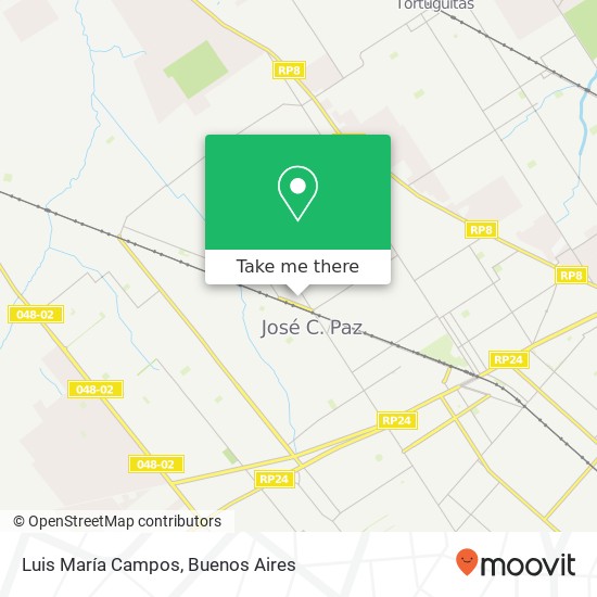Mapa de Luis María Campos