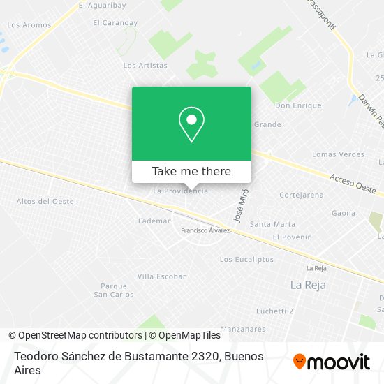 Teodoro Sánchez de Bustamante 2320 map