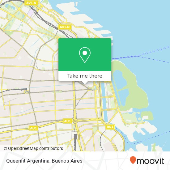 Mapa de Queenfit Argentina