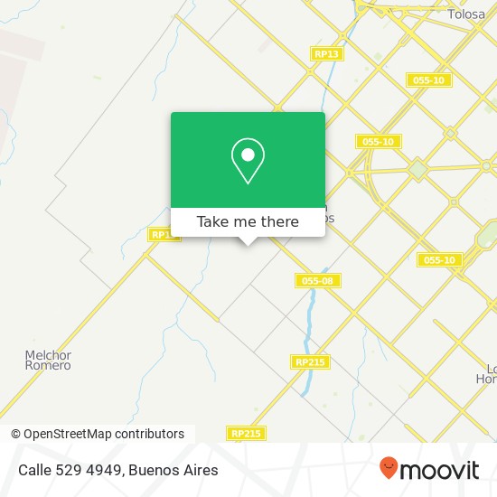 Calle 529 4949 map