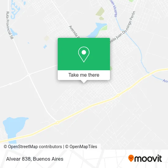 Alvear 838 map