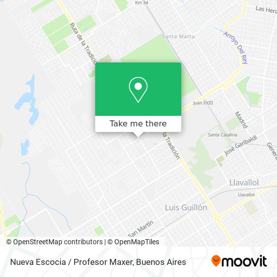 Nueva Escocia / Profesor Maxer map