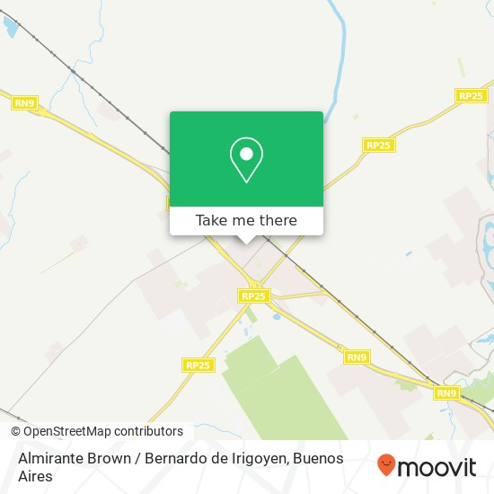 Almirante Brown / Bernardo de Irigoyen map