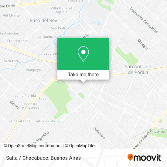 Salta / Chacabuco map