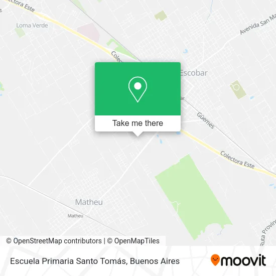 Escuela Primaria Santo Tomás map