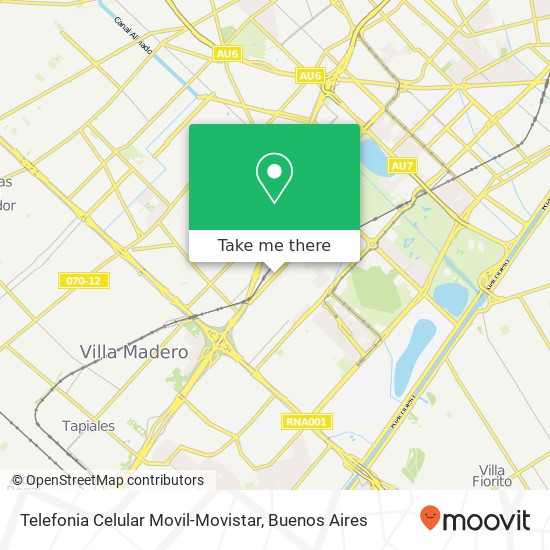 Telefonia Celular Movil-Movistar map
