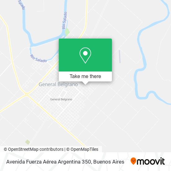 Avenida Fuerza Aérea Argentina 350 map