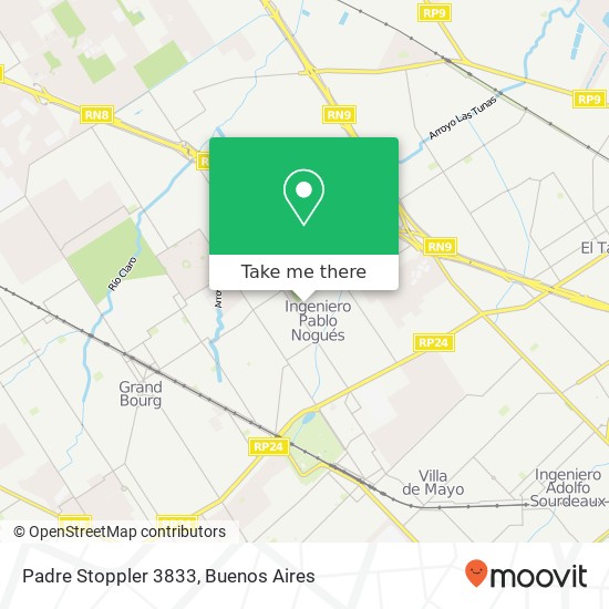 Mapa de Padre Stoppler 3833