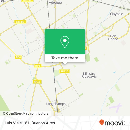 Luis Viale 181 map