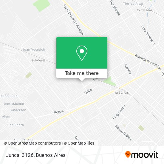 Mapa de Juncal 3126
