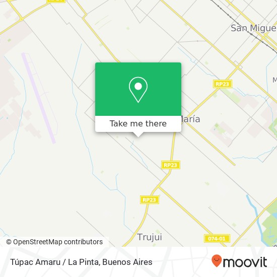 Mapa de Túpac Amaru / La Pinta