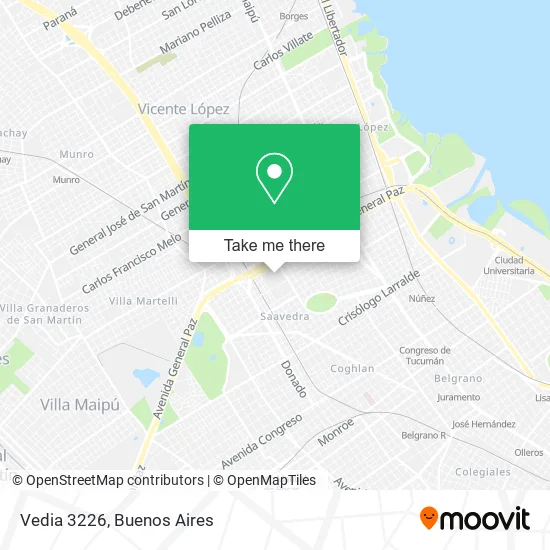 Vedia 3226 map