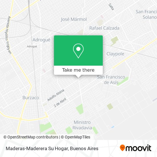Maderas-Maderera Su Hogar map