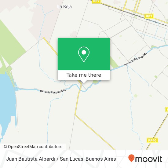 Mapa de Juan Bautista Alberdi / San Lucas