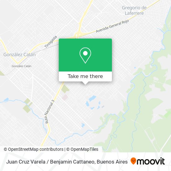 Juan Cruz Varela / Benjamin Cattaneo map