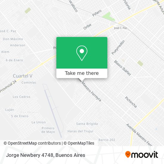 Jorge Newbery 4748 map