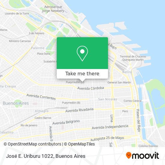 José E. Uriburu 1022 map