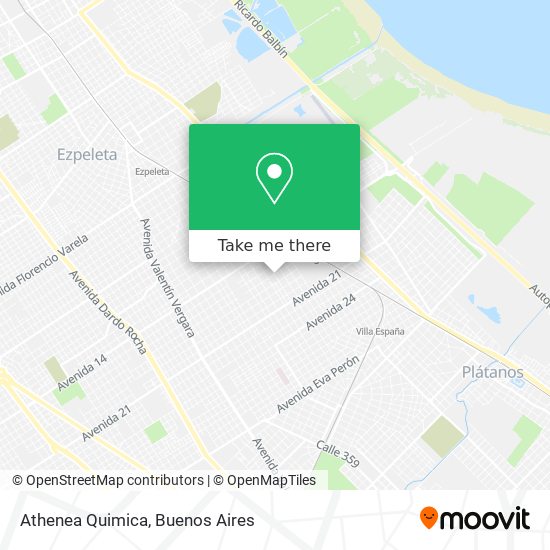 Mapa de Athenea Quimica