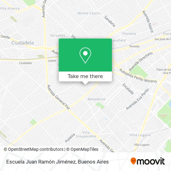 Mapa de Escuela Juan Ramón Jiménez
