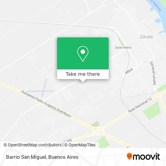 Barrio San Miguel map