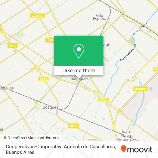 Cooperativas-Cooperativa Agricola de Cascallares map