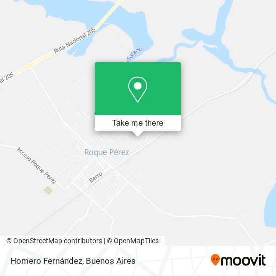 Homero Fernández map