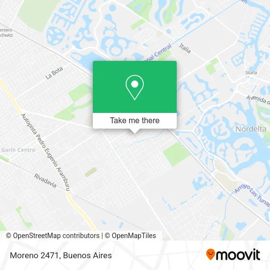 Moreno 2471 map