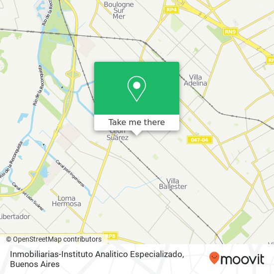 Inmobiliarias-Instituto Analitico Especializado map