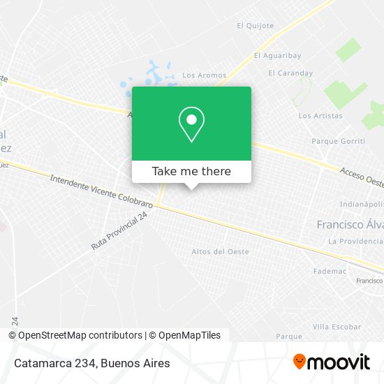 Catamarca 234 map